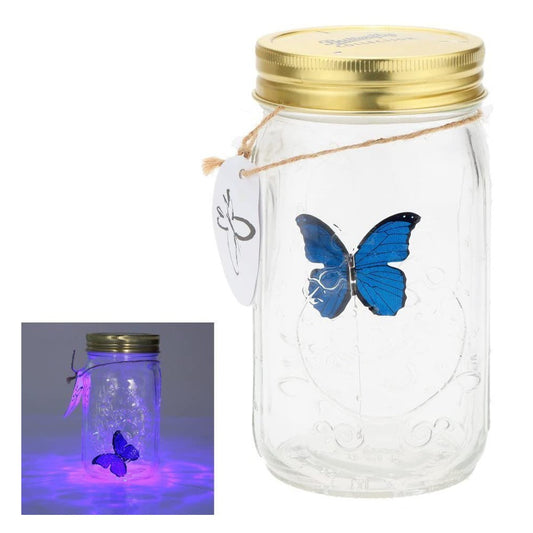 Creative Gift Super Butterfly Creative Simulation Butterfly Glass Decorative Butterfly Jar Butterfly Jar